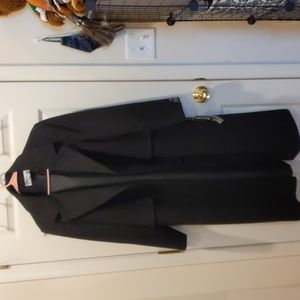 *New w/ tags* black coat, wool and cashmere